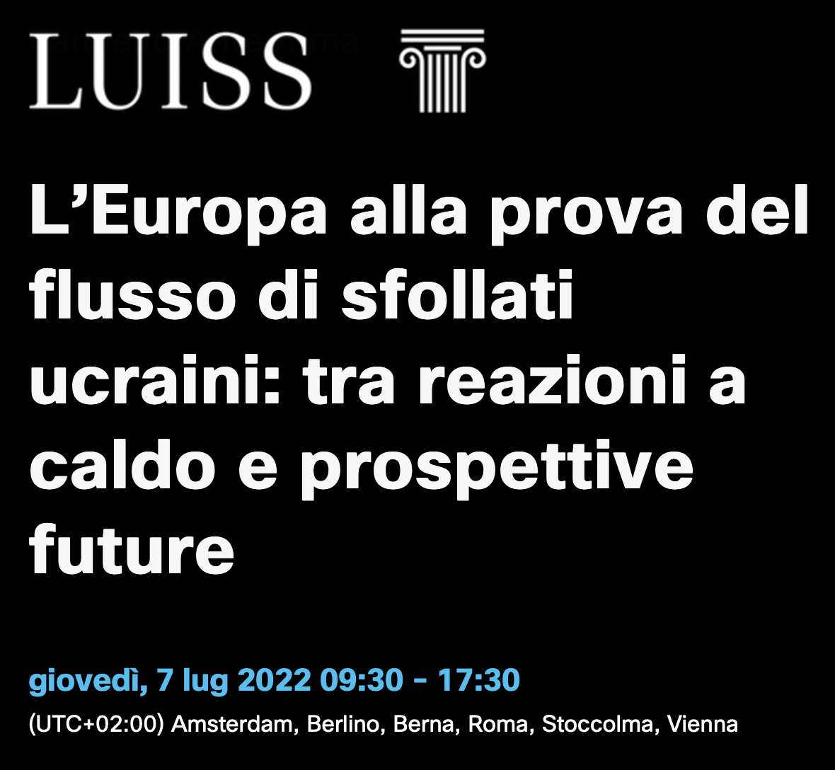 L’Europa alla prova del flusso di sfollati ucraini: tra reazioni a caldo e prospettive future